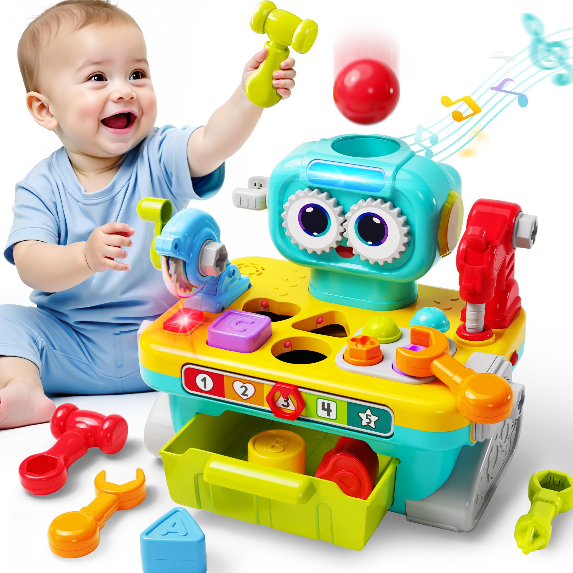 Amazon.com: iPlay, iLearn Toddler Musical Workbench Toys for One